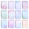 96 Sheets Decorative Watercolored Printer Paper 8.5 x 11 in - Letter Size Double Sided Pastel Stationery Cardstock for Scrapbook